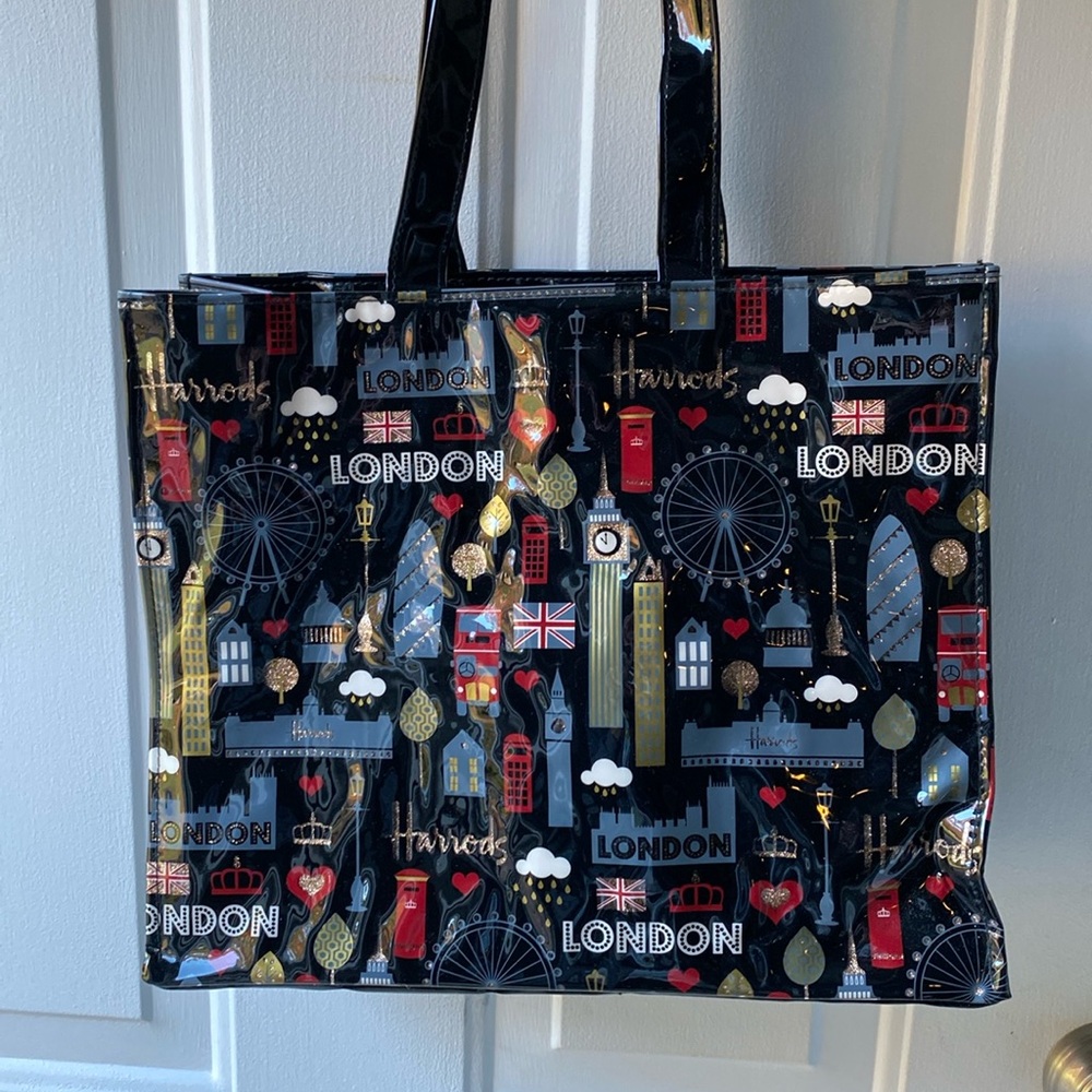 Harrods zip-top tote